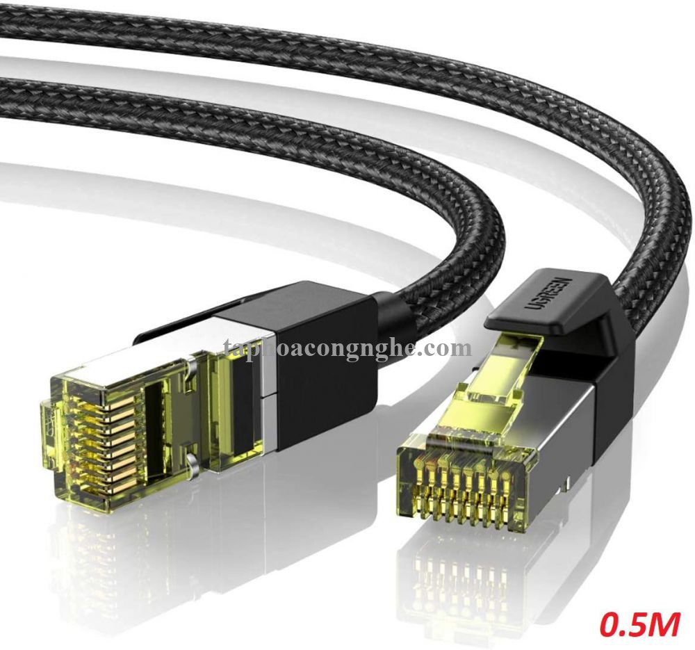 Ugreen 80420 0.5M CAT7 OD5.5mm cáp mạng truyền dữ liệu giữa các máy tính NW150 30080420